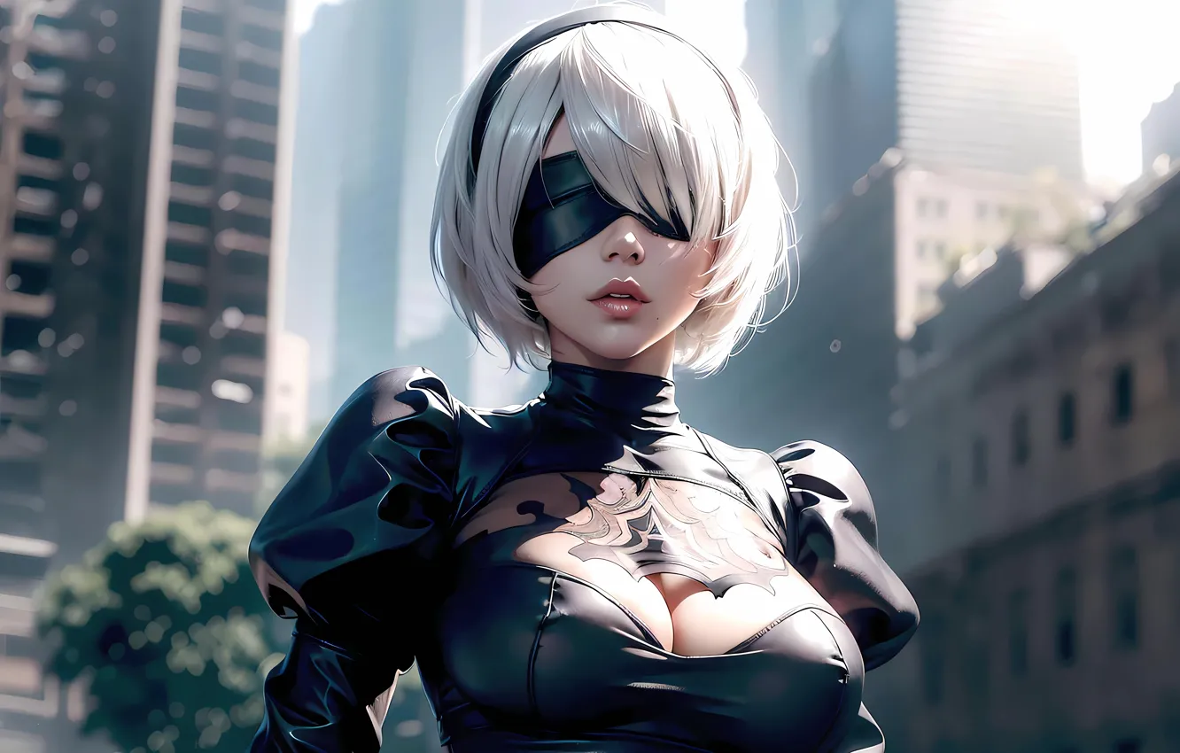 Фото обои girl, nier automata