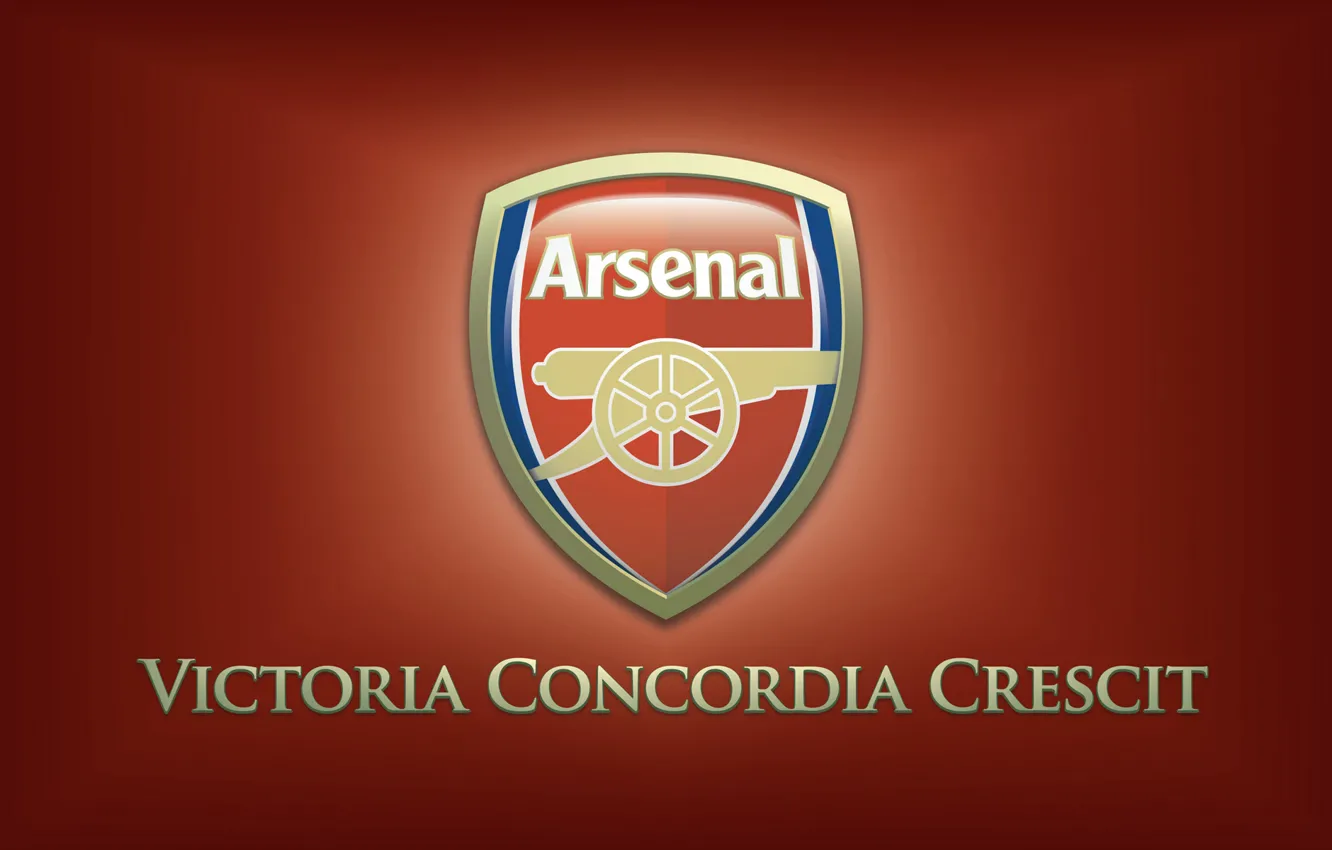 Фото обои надпись, логотип, эмблема, арсенал, Arsenal, лозунг, Football Club, канониры