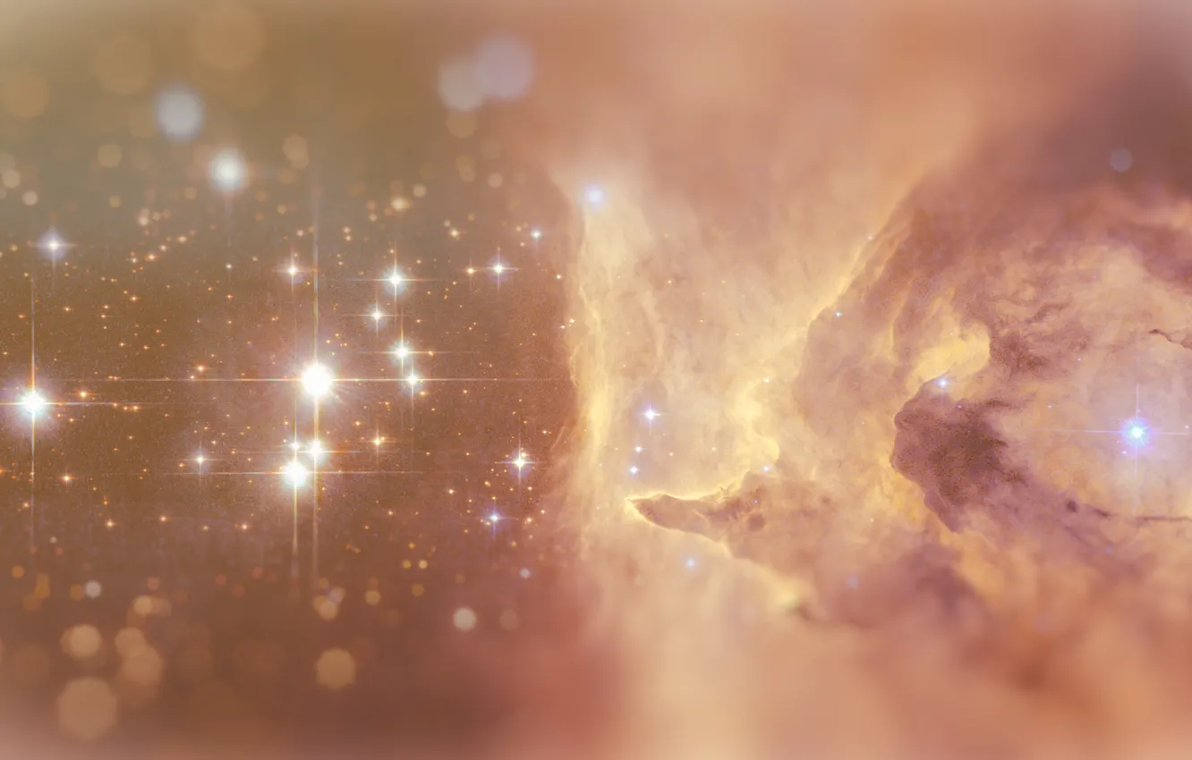 Фото обои космос, звезды, туманность, nebula