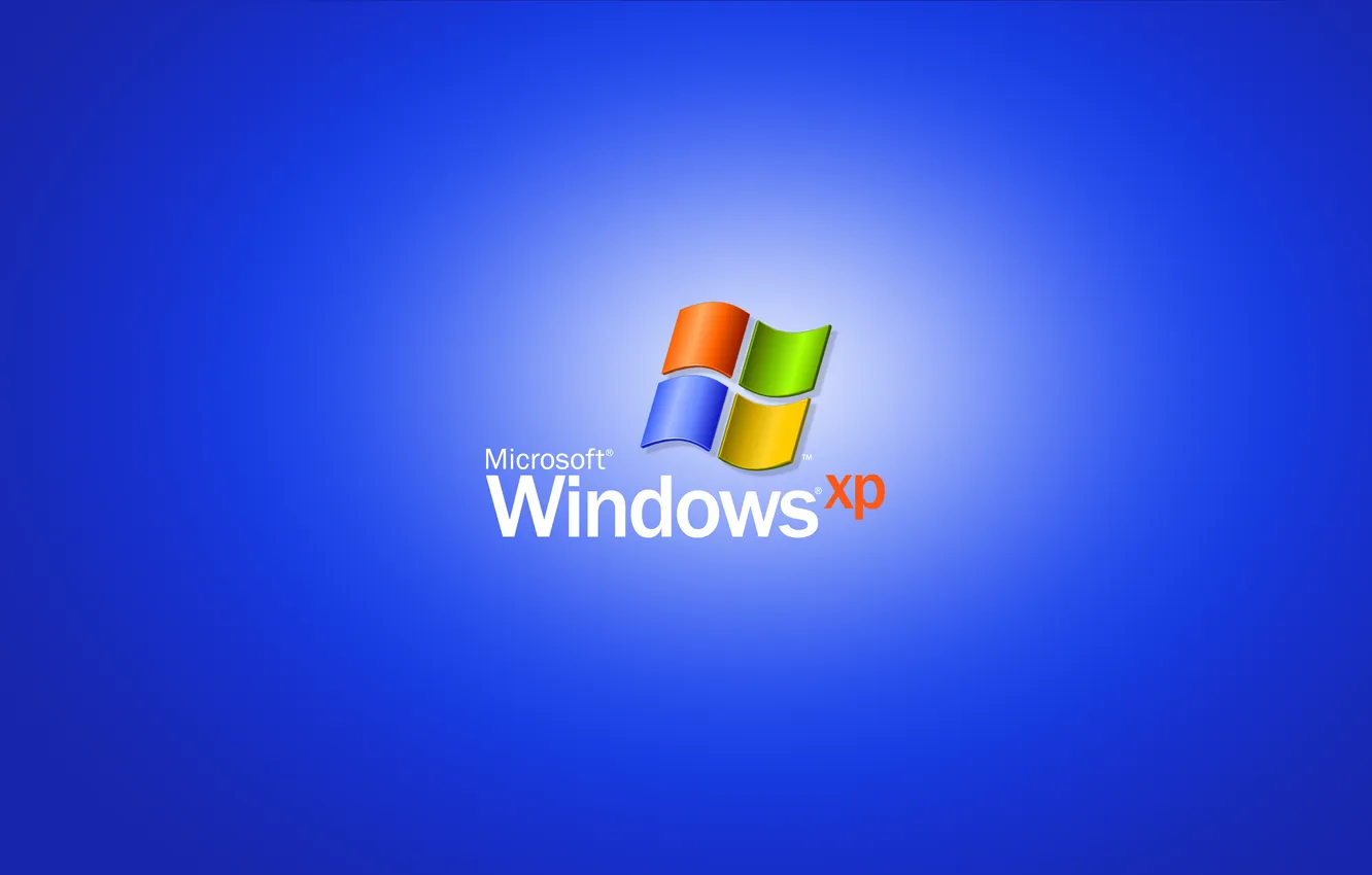 Фото обои синий, фон, Windows XP