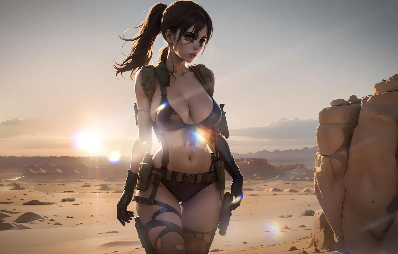 Фото обои girl, game, character, AI art