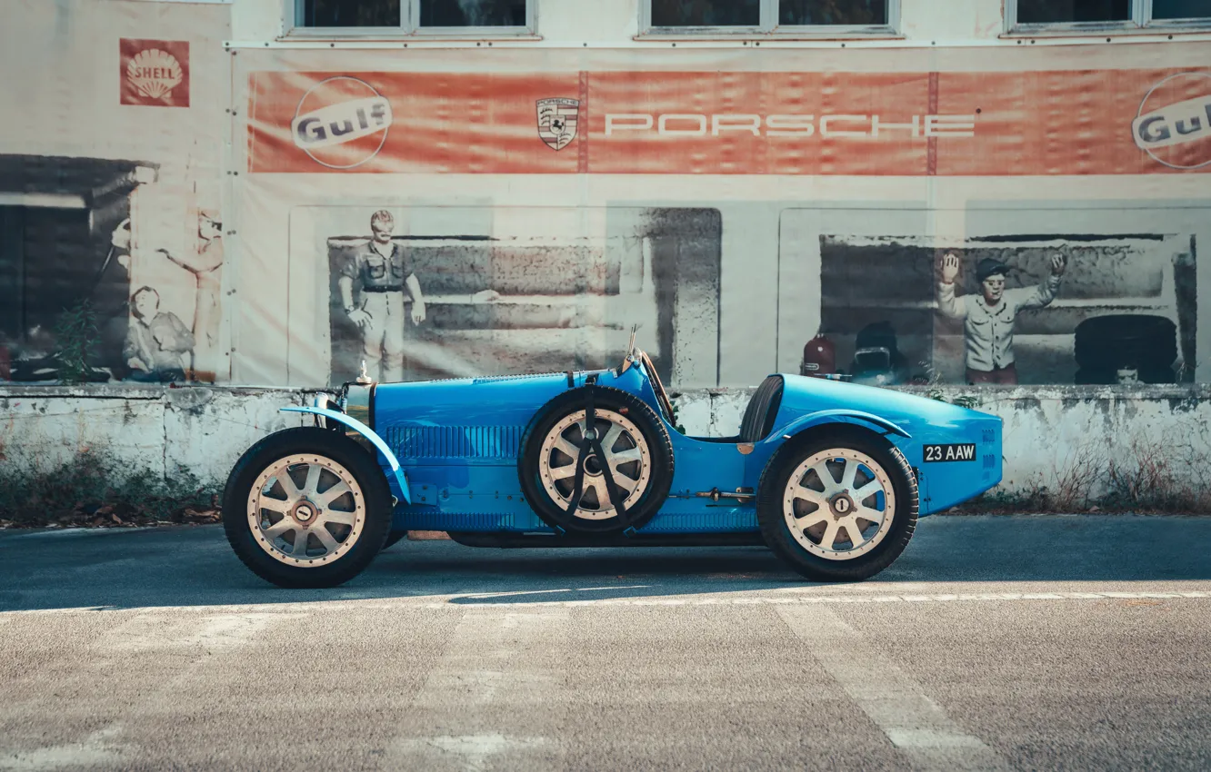 Фото обои Bugatti, racing car, profile, Bugatti Type 35, Type 35, iconic