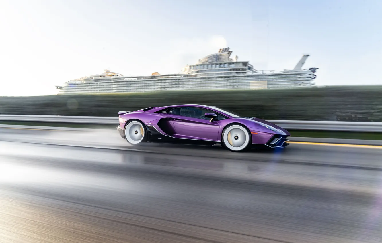 Фото обои Lamborghini, Aventador, SVJ