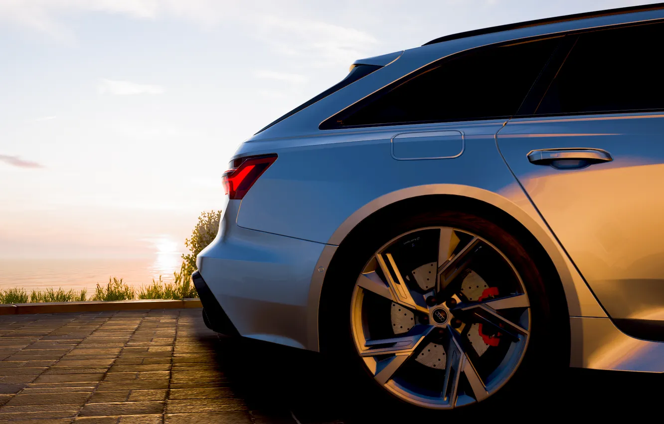 Фото обои Audi, Ауди, Horizon, Quattro, RS6, Forza, Кватро, Audi RS