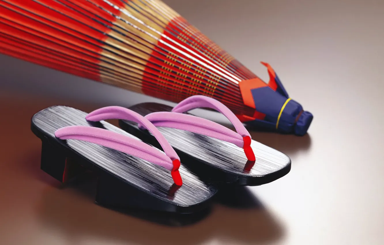 Фото обои обувь, культура, сланцы, японская