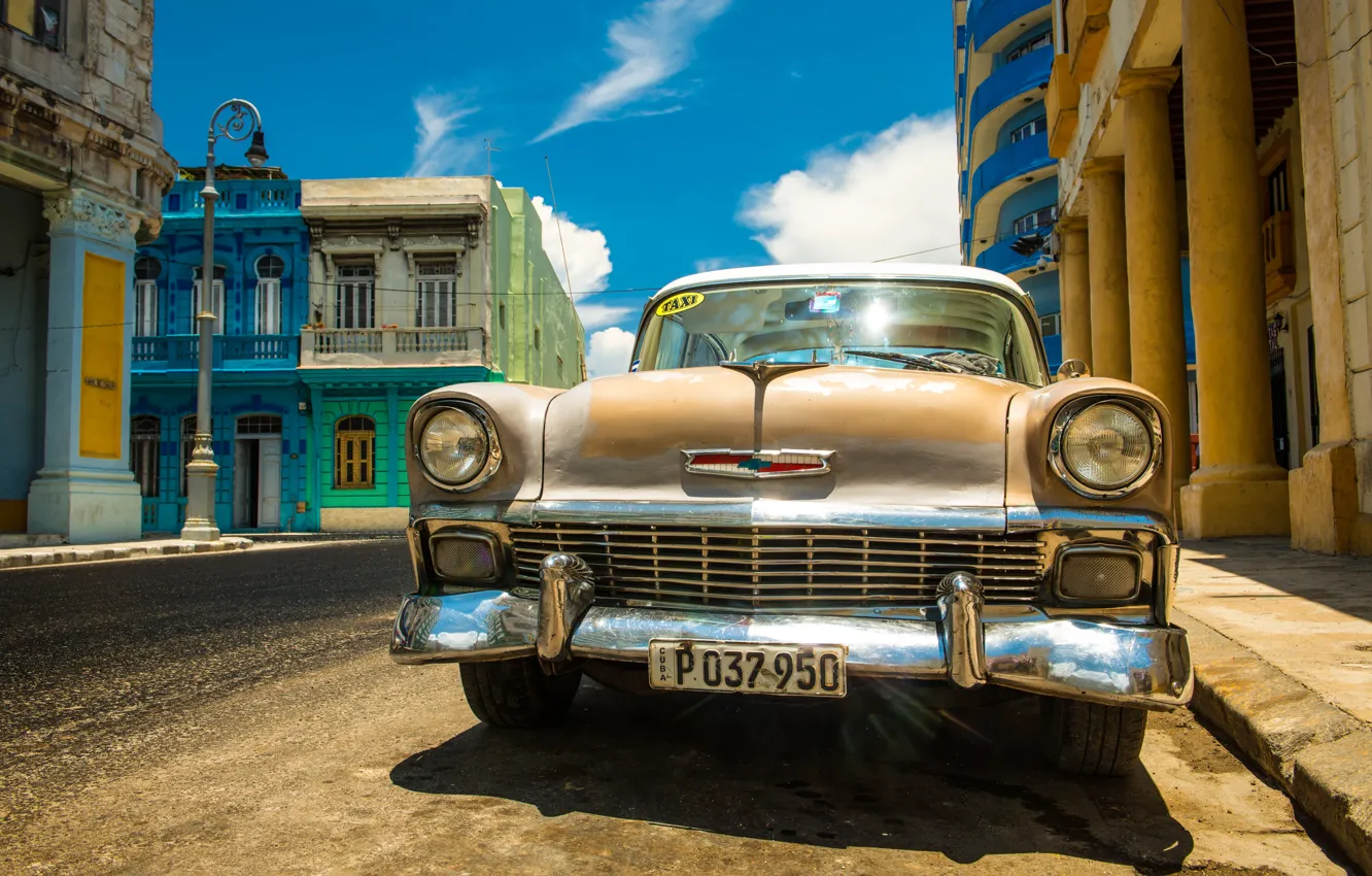 Фото обои Chevrolet, 1956, Havana, Belair