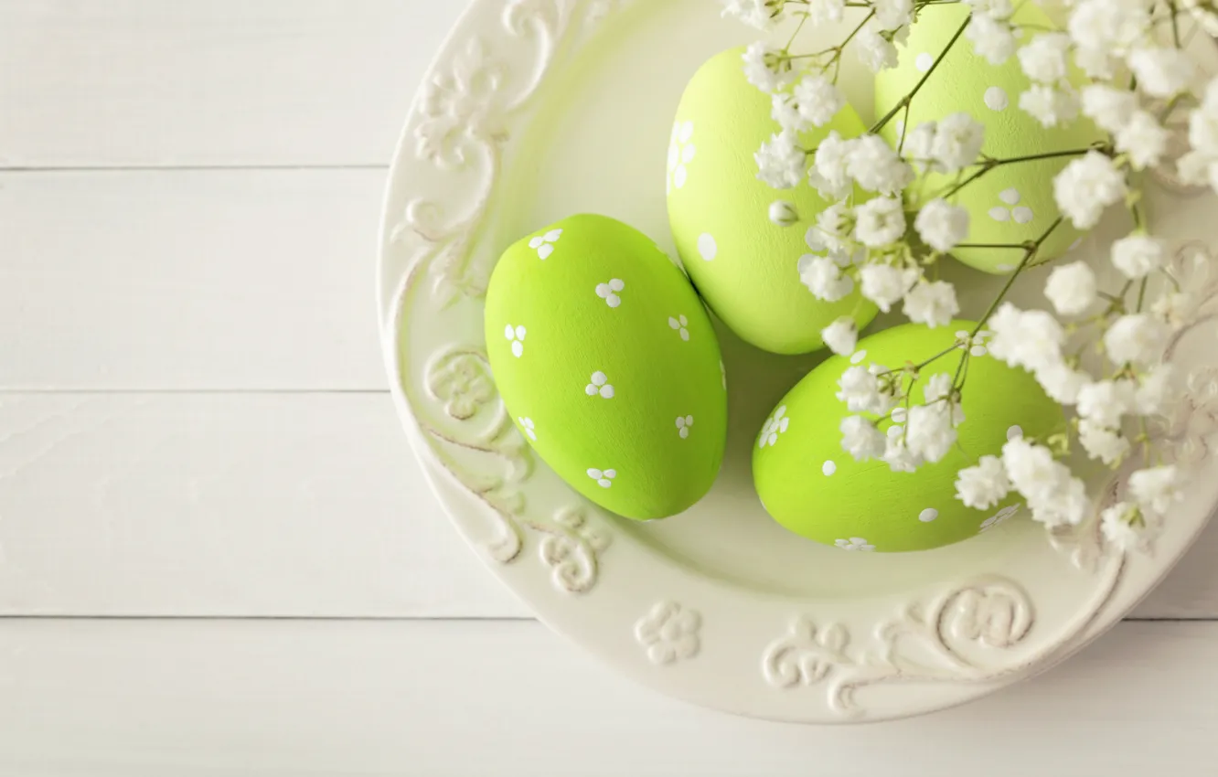 Фото обои цветы, Пасха, flowers, spring, Easter, eggs, Happy, яйца крашеные