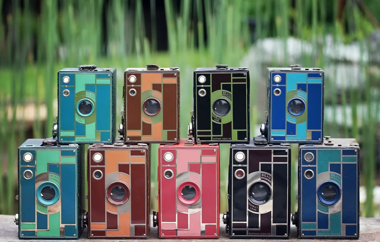 Фото обои Kodak, No2A, Brownie Beau No2, Box Cameras
