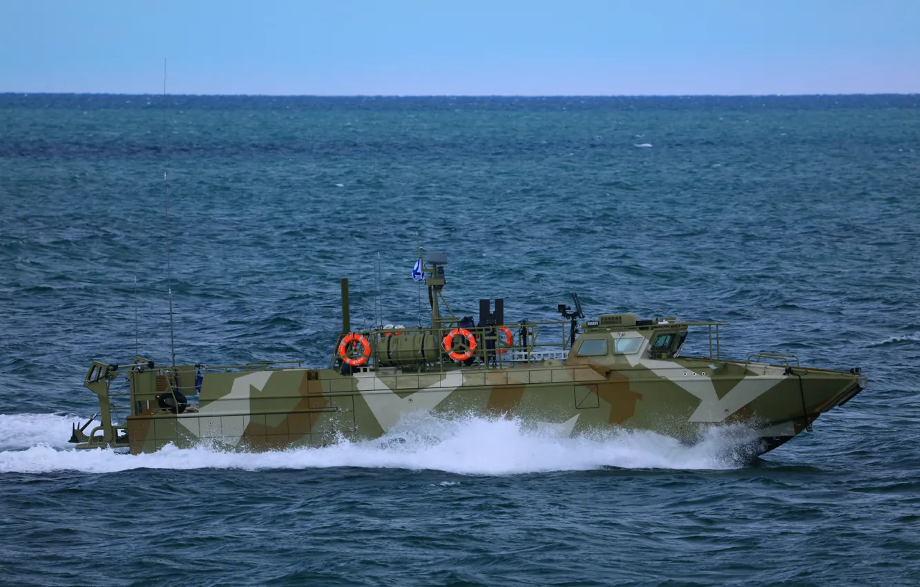 Фото обои катер, специальный, Черное море, ВК-18