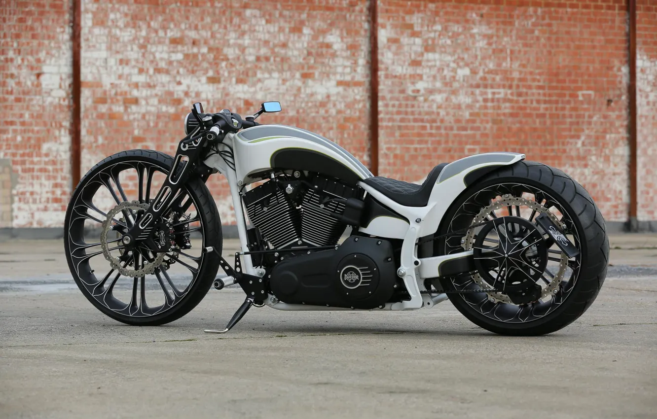 Фото обои Harley-Davidson, Custom, Breakout, Thunderbike, TB-R1