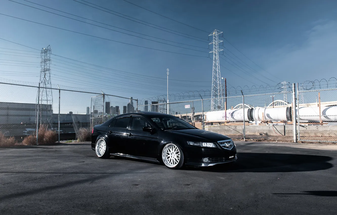 Обои тюнинг, черная, honda, хонда, accord, аккорд, acura, акура на ...