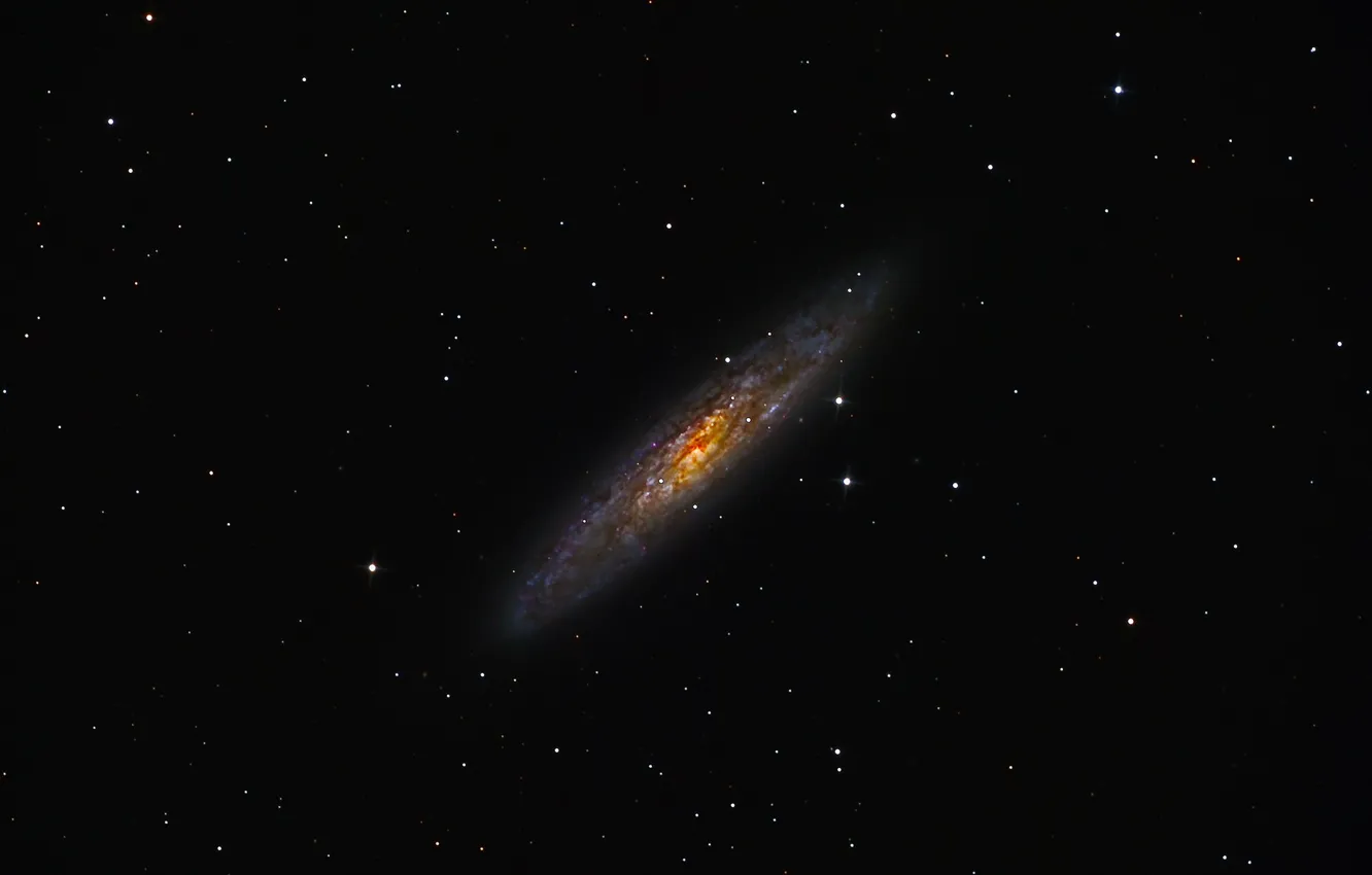 Фото обои космос, звезды, галактика, NGC 253, Sculptor Galaxy