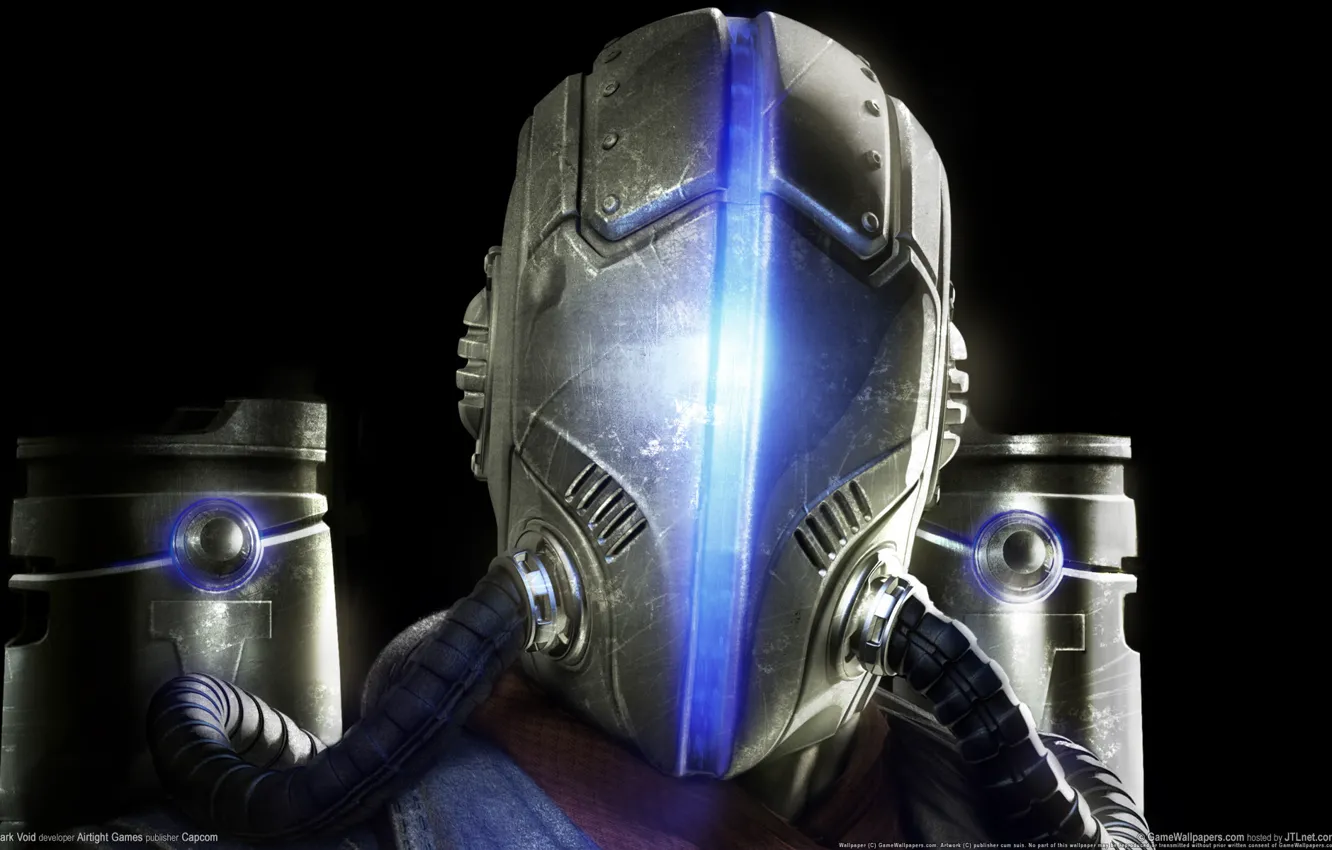 Фото обои шлем, главный герой, dark void