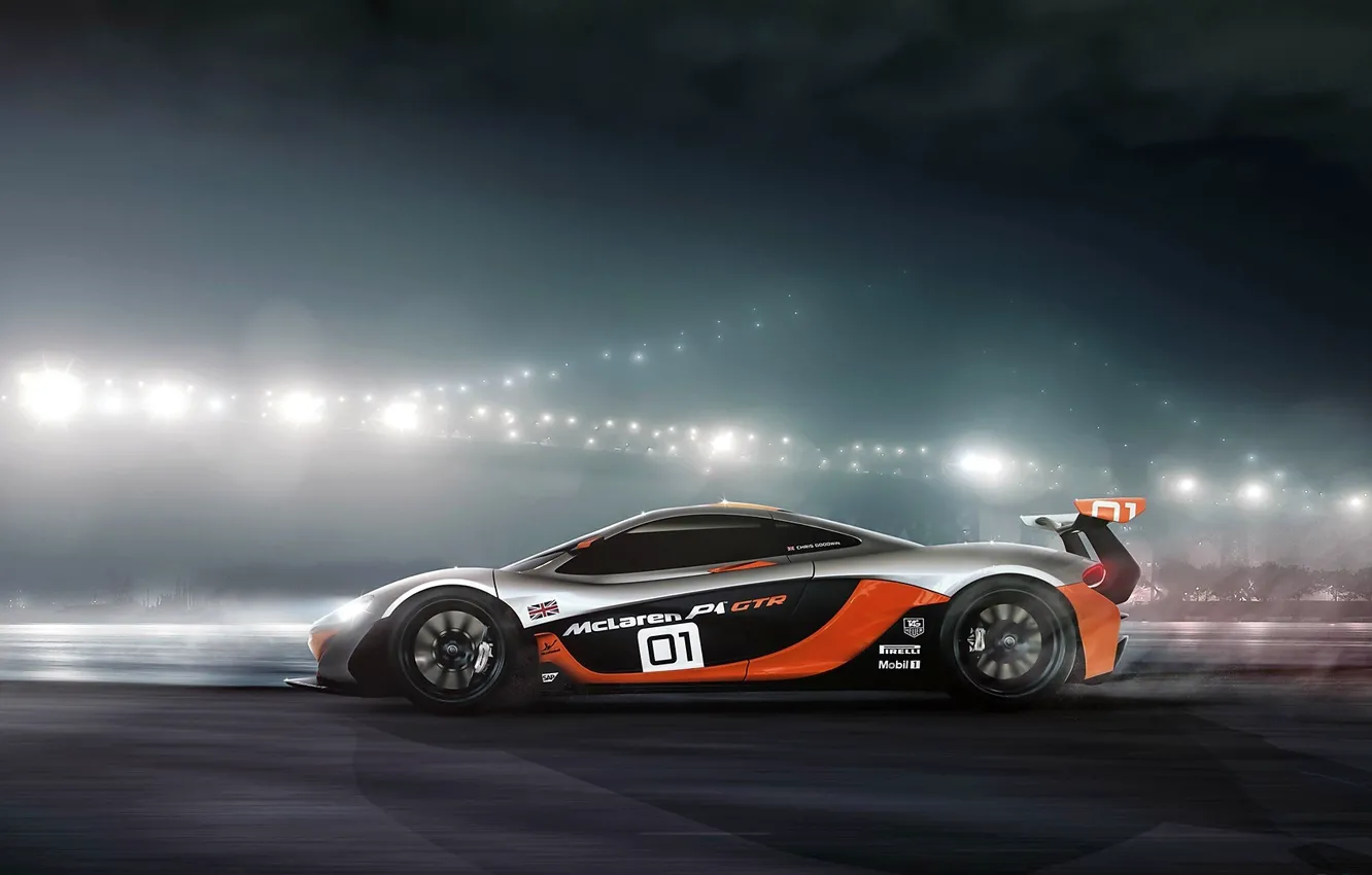 Фото обои McLaren, GTR, profile, Ranier Peredo