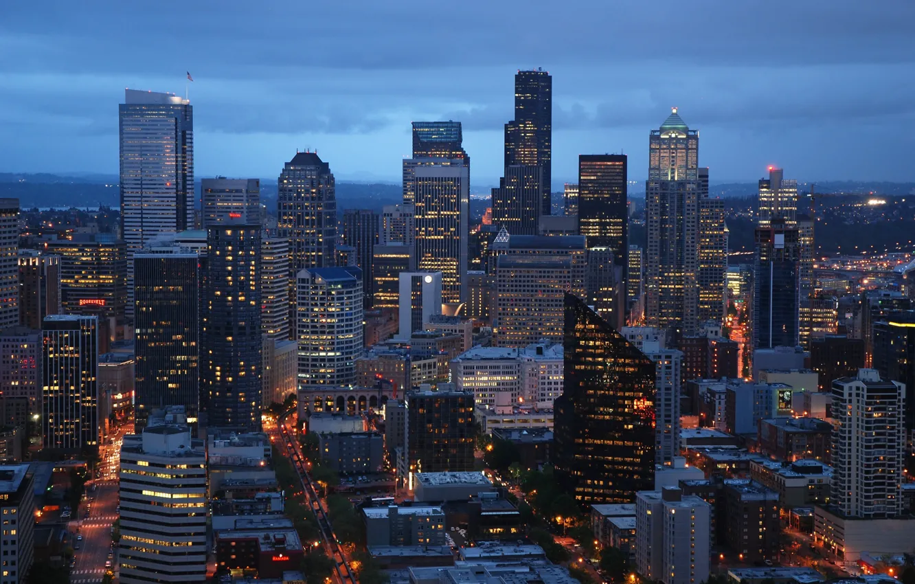 Фото обои city, город, USA, Washington, Seattle