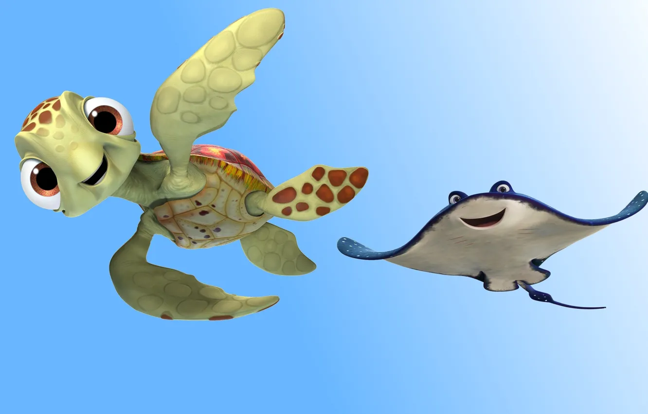 Фото обои cinema, Disney, happy, Pixar, animals, sea, ocean, design