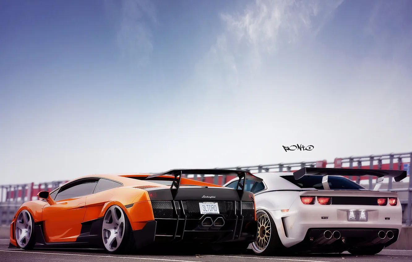 Фото обои машины, Lamborghini, camaro, автомобили, cars, суперкары, sportcars
