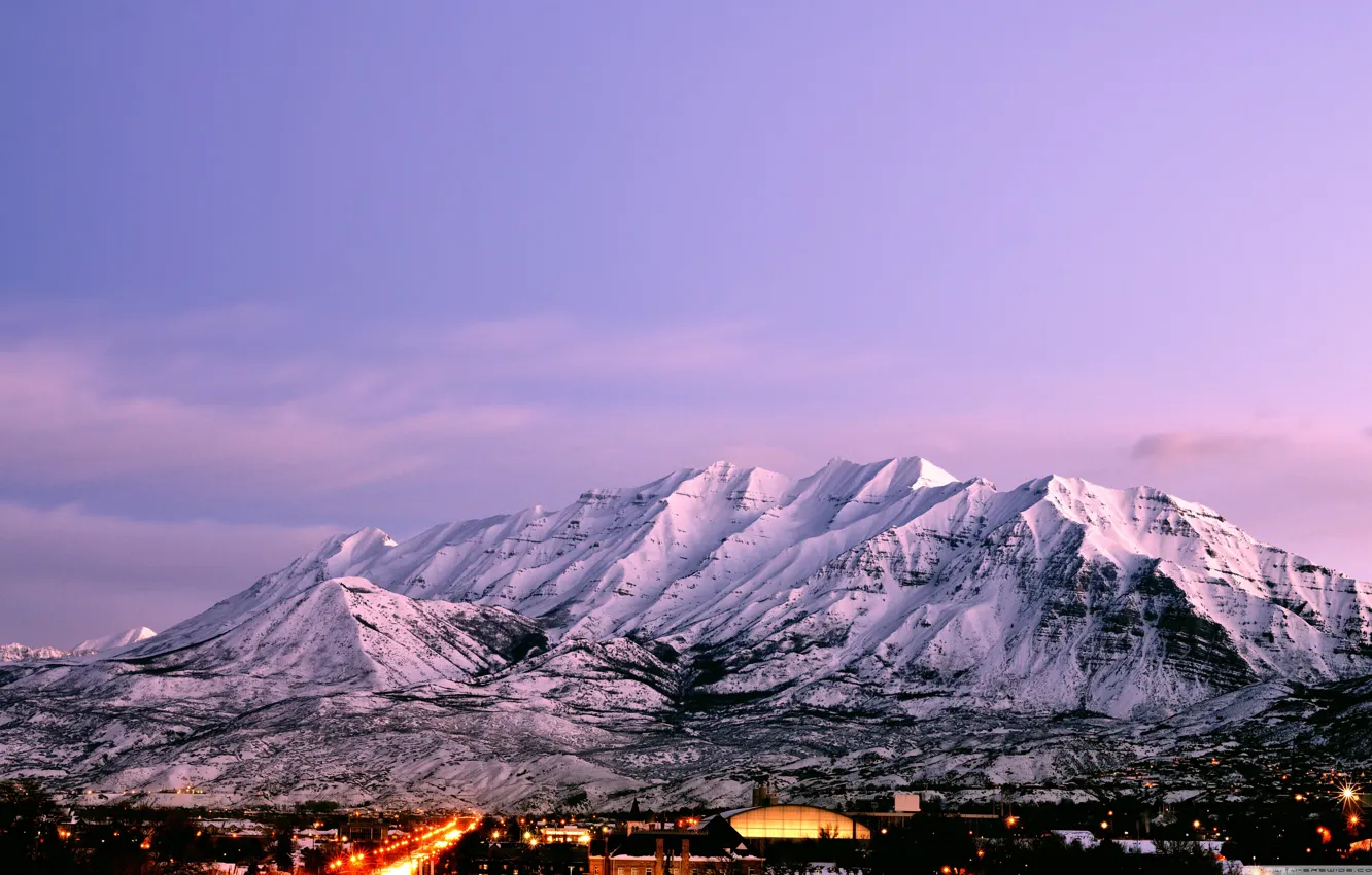 Фото обои city, город, Timpanogos, Usa, Utah