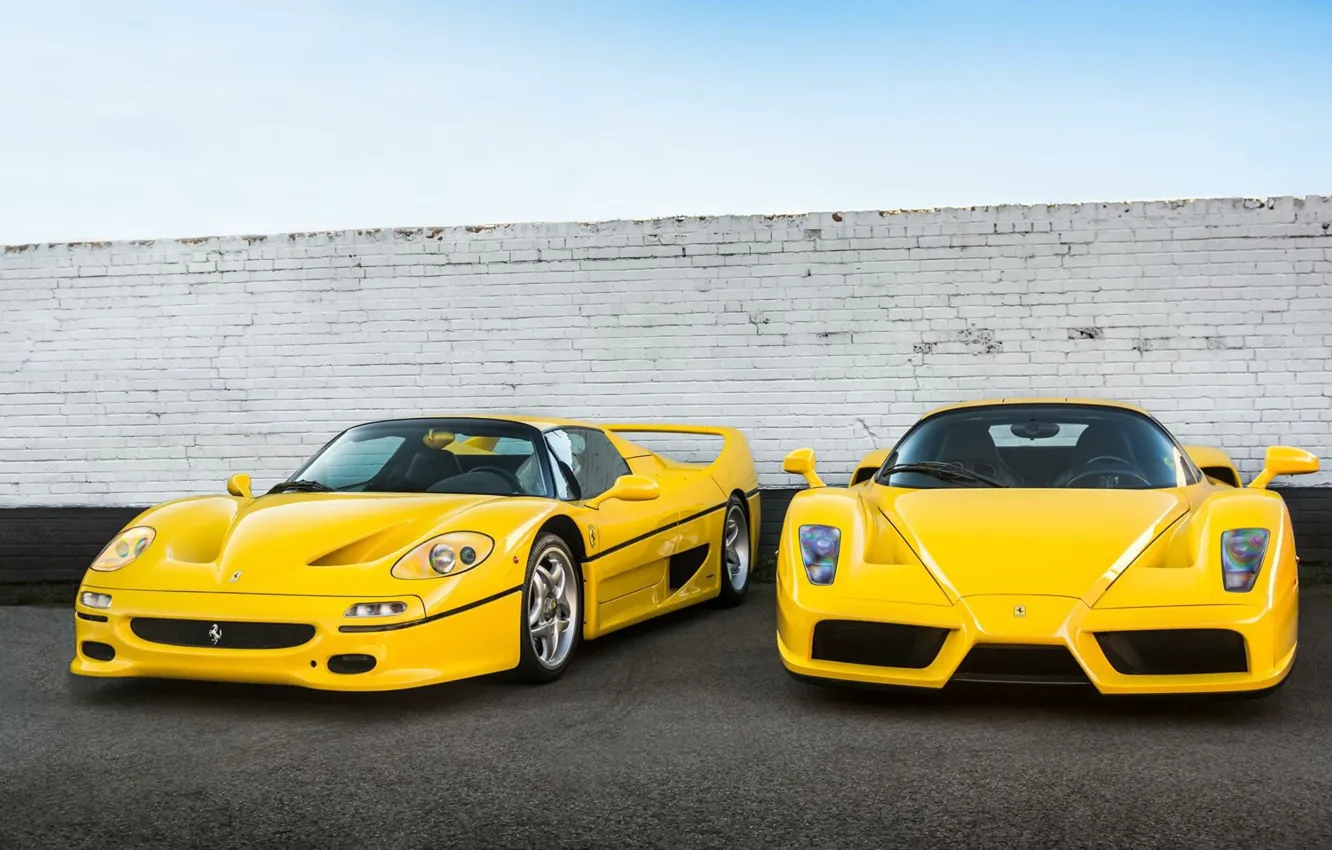 Фото обои Enzo, Yellow, F50