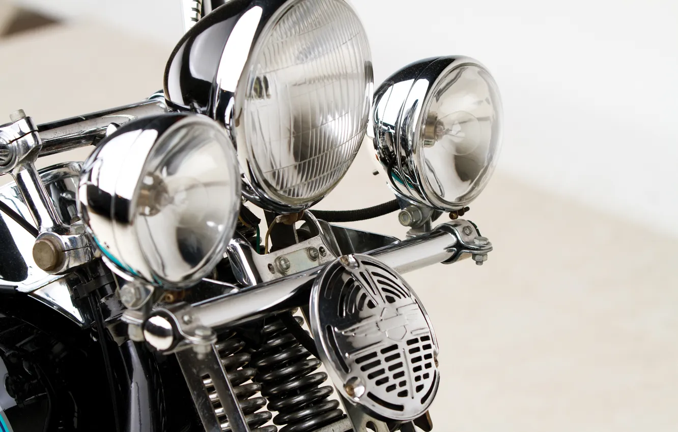 Фото обои Harley-Davidson, 1947, ретро мотоциклы, retro motorcycles, Harley-Davidson WL