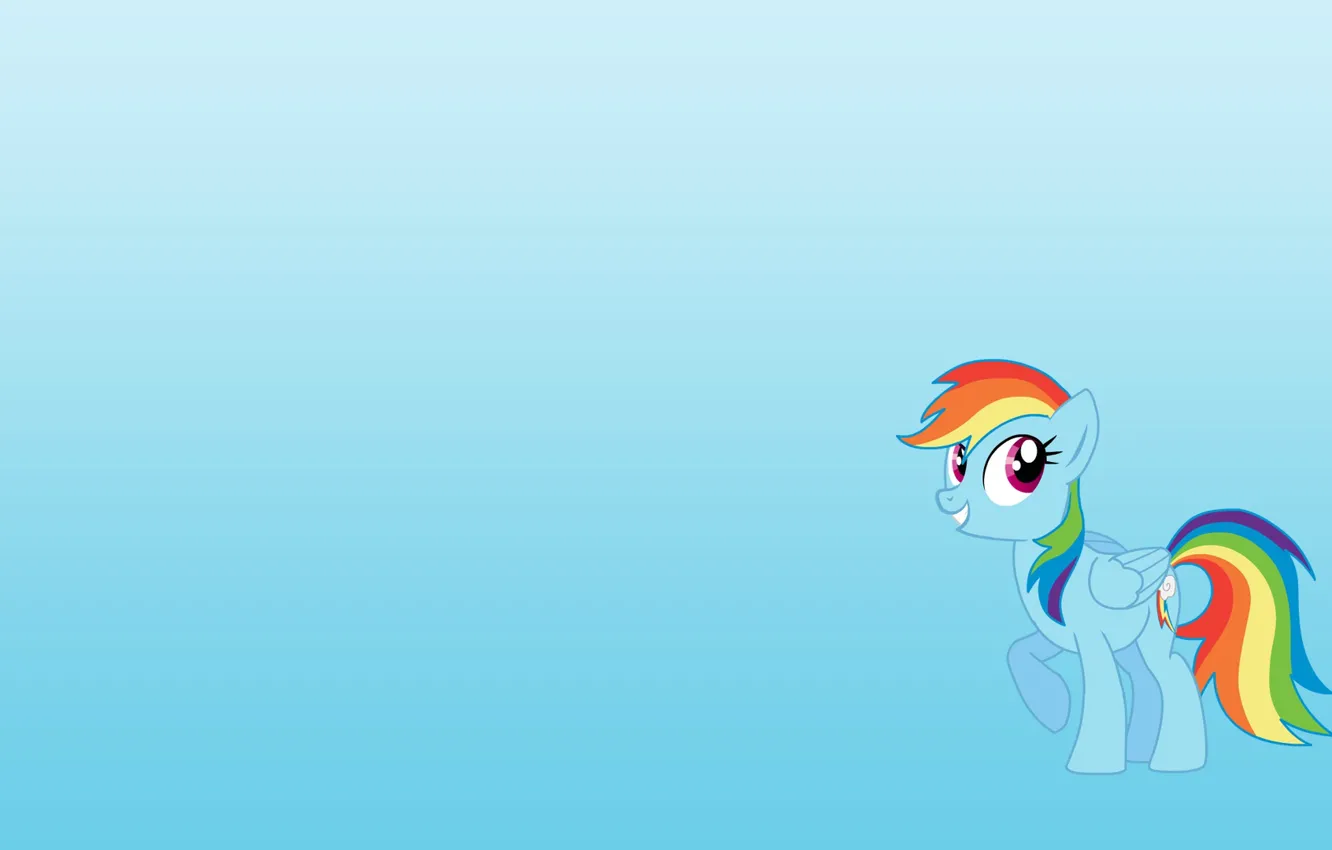 Фото обои фон, минимализм, пони, My Little Pony