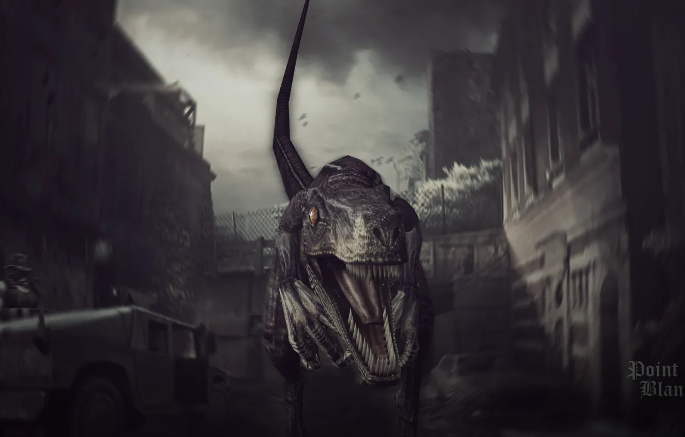 Фото обои динозавр, Dinosaur, дино, point blank, dino, Поинт бланк