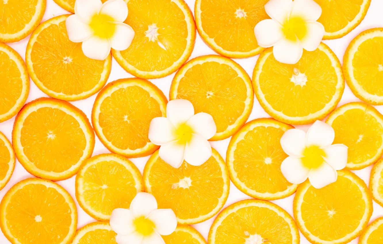 Фото обои цветы, оранжевый, фон, цвет, апельсин, апельсины, текстура, фрукты