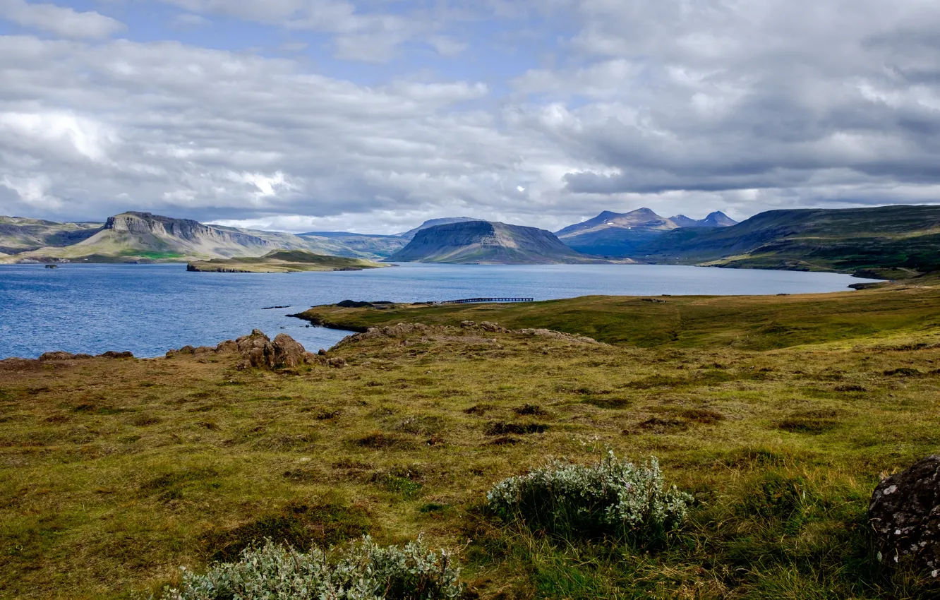 Фото обои Исландия, фьорды, Kjosarsysla, Kjosarhreppur