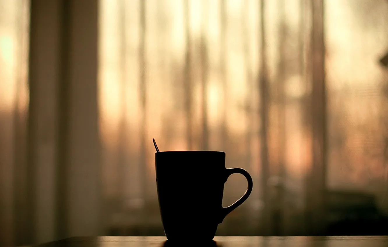Фото обои настроения, кофе, чашка, новое утро
