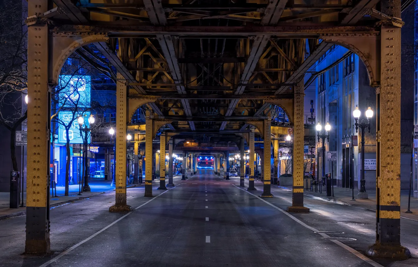 Фото обои Chicago, Illinois, Loop