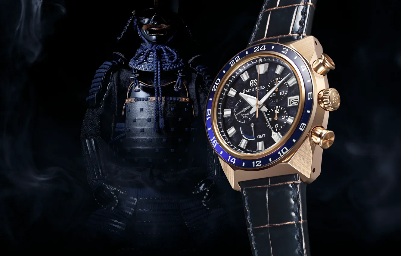 Фото обои Часы, Seiko, 60th Anniversary Limited Edition, Спортивная коллекция, Spring Drive Chronograph GMT, Grand Seiko, Непоколебимый …