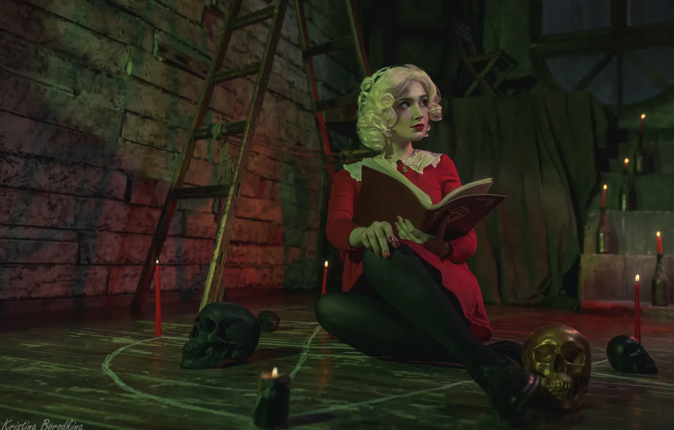 Фото обои косплей, по мотивам фильма, Леденящие душу приключения Сабрины, Chilling Adventures of Sabrina, Kristina Borodkina