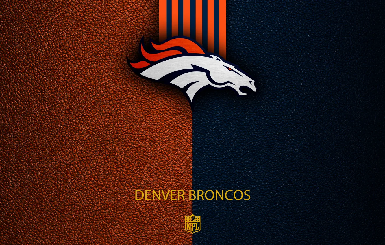 Фото обои wallpaper, sport, logo, NFL, Denver Broncos