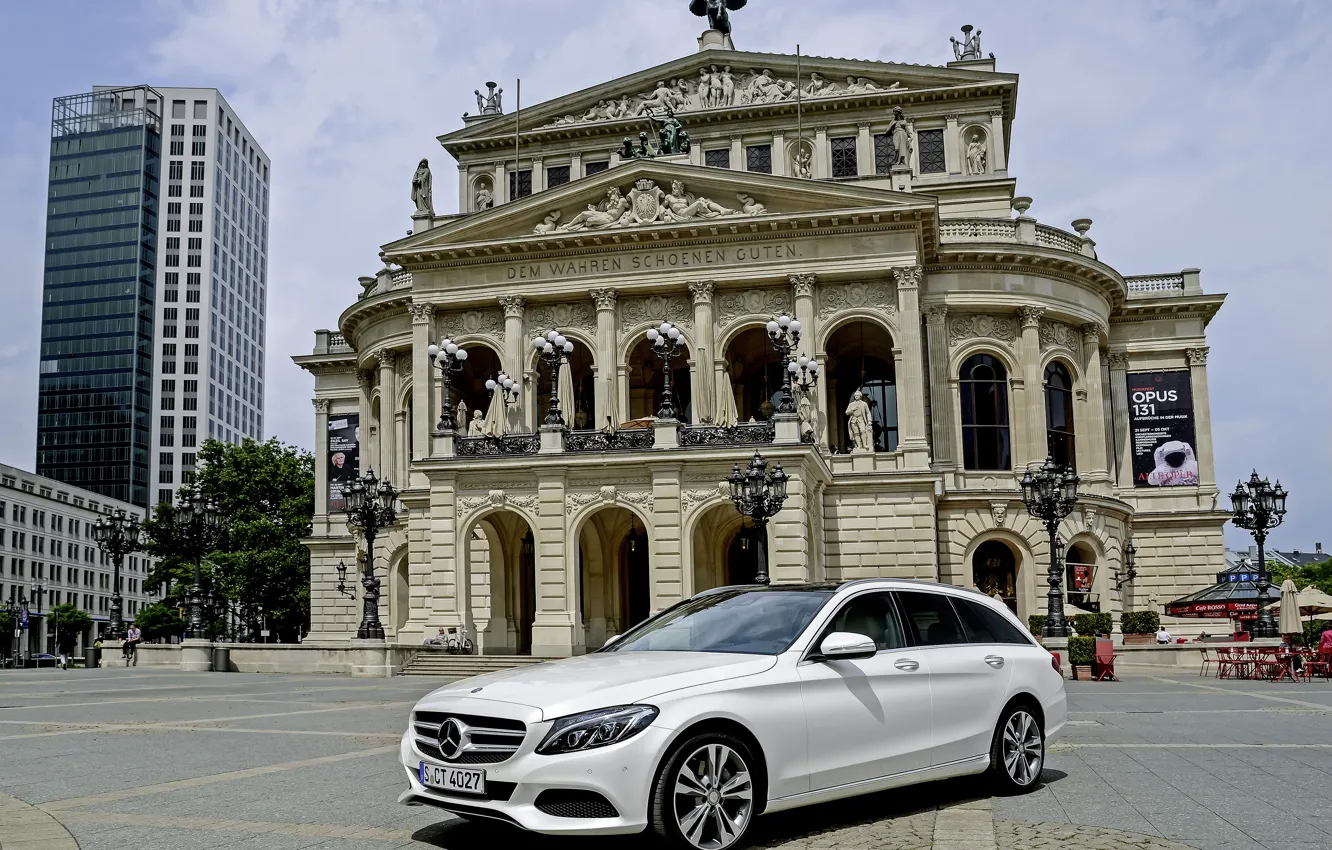 Фото обои Mercedes-Benz, мерседес, Hybrid, гибрид, BlueTec, Estate, 2015, S205