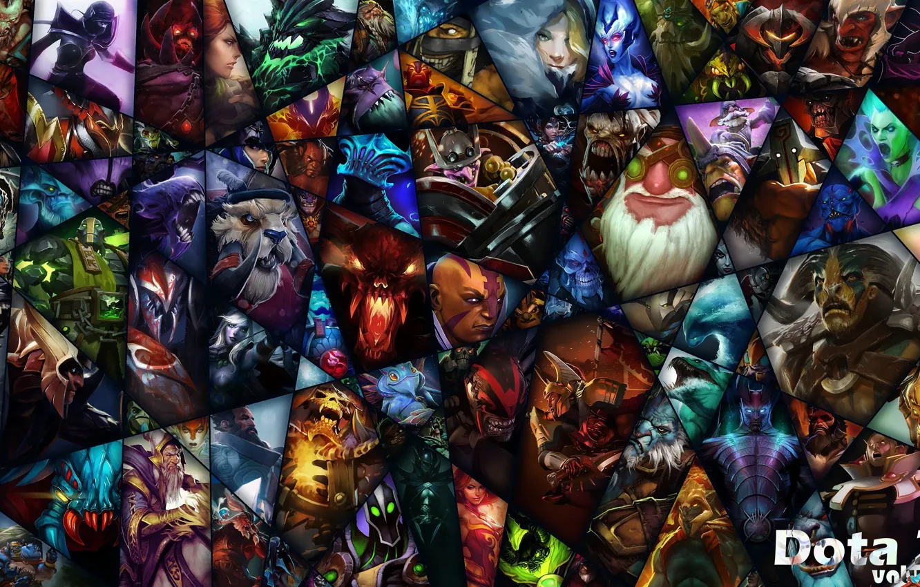 Фото обои Games, Valve, Dota 2, Defence of the Ancient