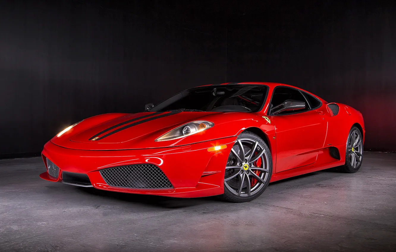 Фото обои фон, Ferrari, суперкар, феррари, красная, 430 Scuderia