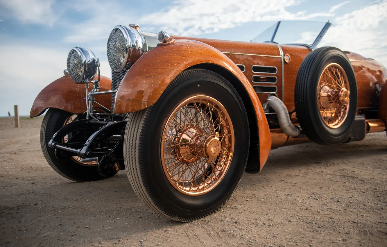 Фото обои ретро автомобили, единственный экземпляр, Hispano-Suiza, retro cars, 1924, the only instance, Tulipwood Torpedo, by Nieuport