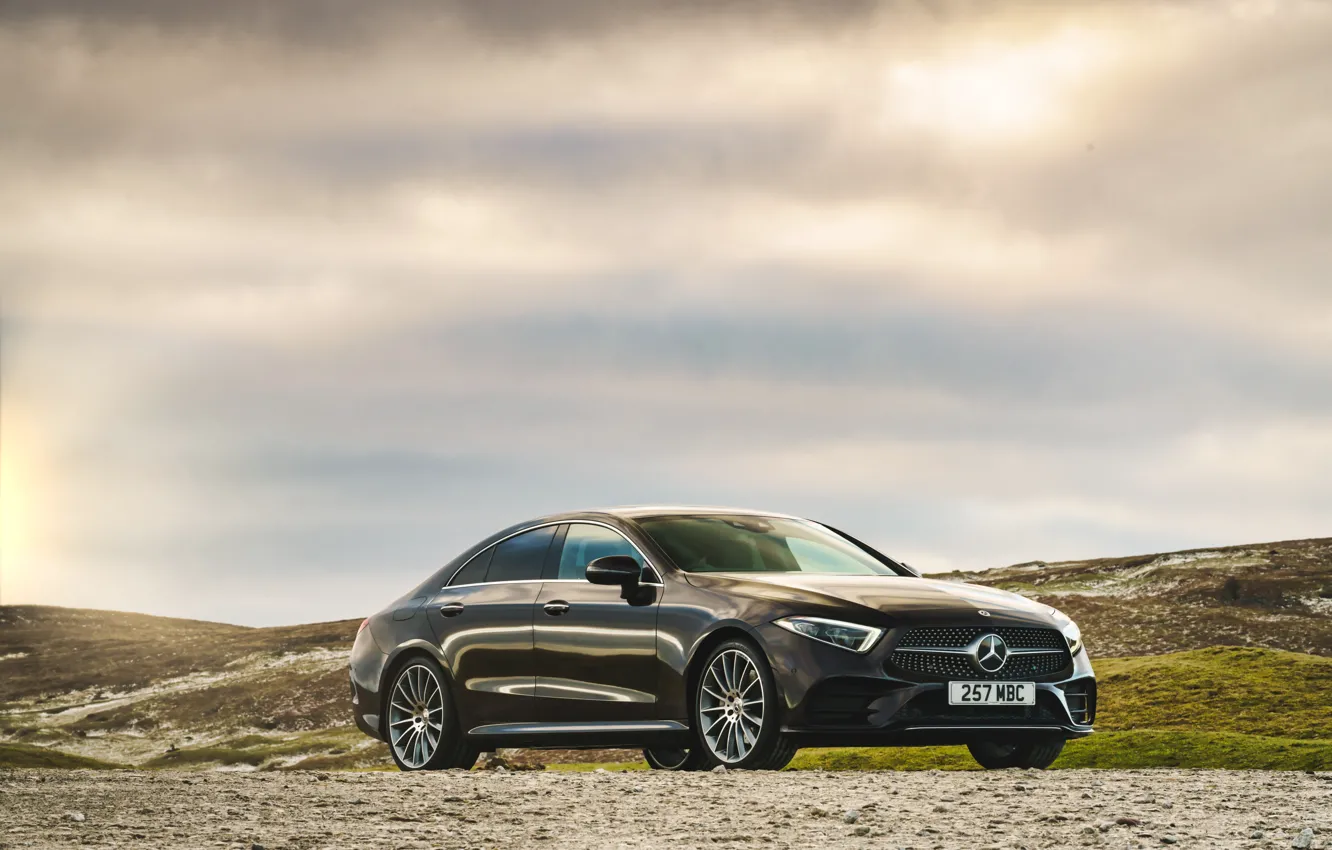 Фото обои Mercedes-Benz, CLS, седан, AMG, 2018, 400d