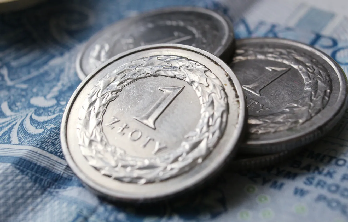 Фото обои money, coins, bank note