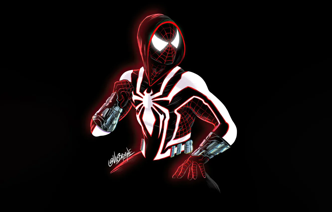 Фото обои superhero, spiderman, remarkable