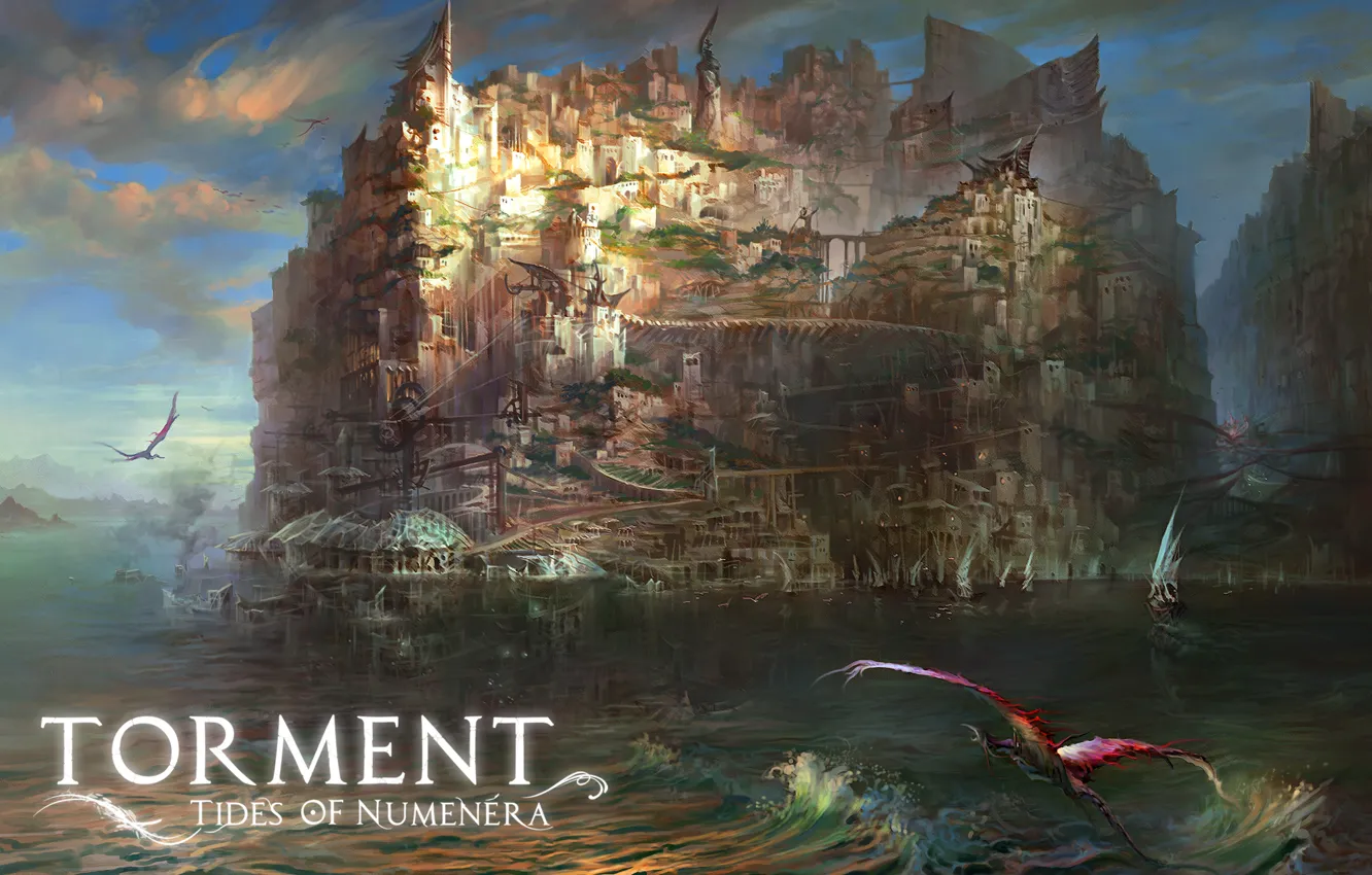 Фото обои art, RPG, Torment: Tides of Numenera
