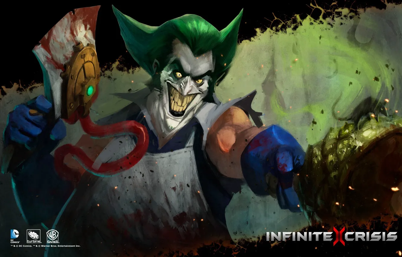 Фото обои DC comics, Warner Games, Infinite Crisis, Gaslight Joker