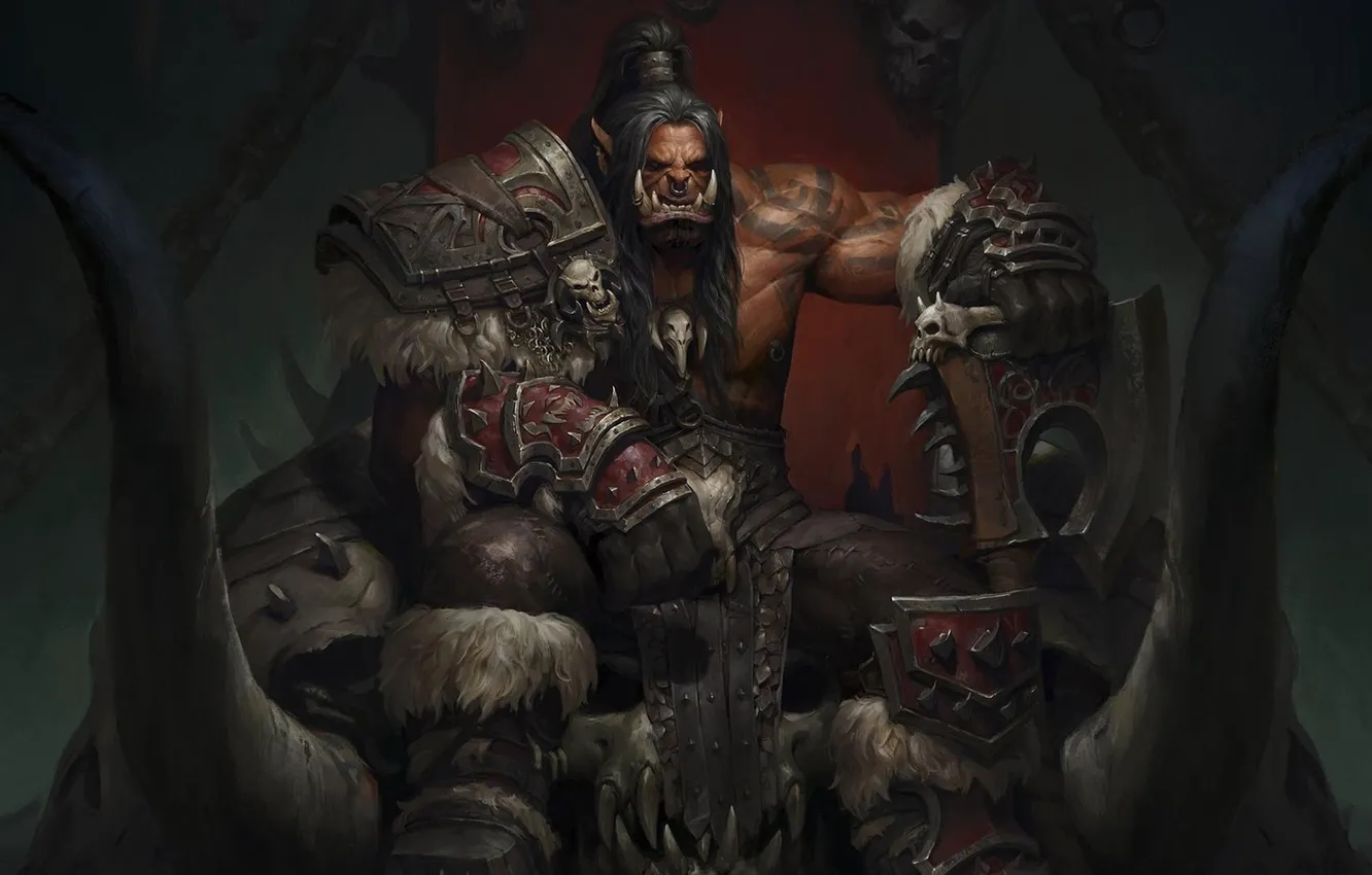 Фото обои фентези, Арт, World of Warcraft Warlords of Draenor