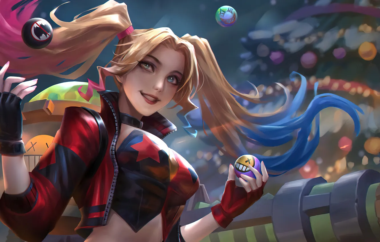 Фото обои art, DC Comics, Harley Quinn