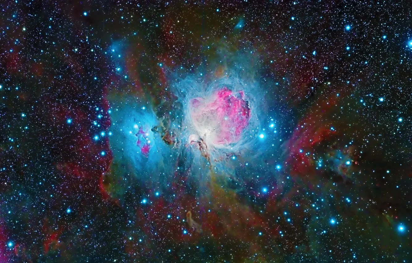 Фото обои космос, звезды, красота, Туманность Ориона