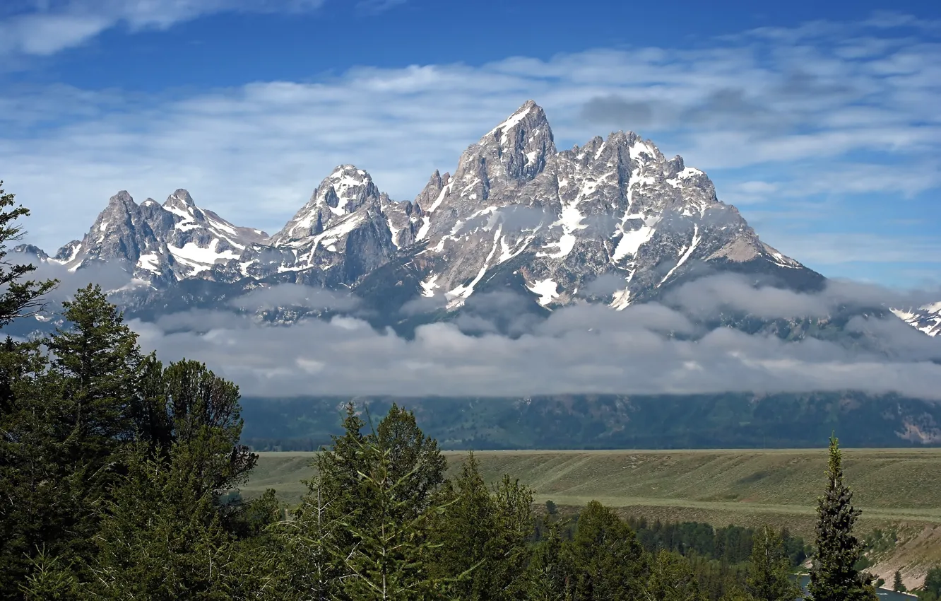 Фото обои Wyoming, Grand Teton National Park, U.S, grand-tetons