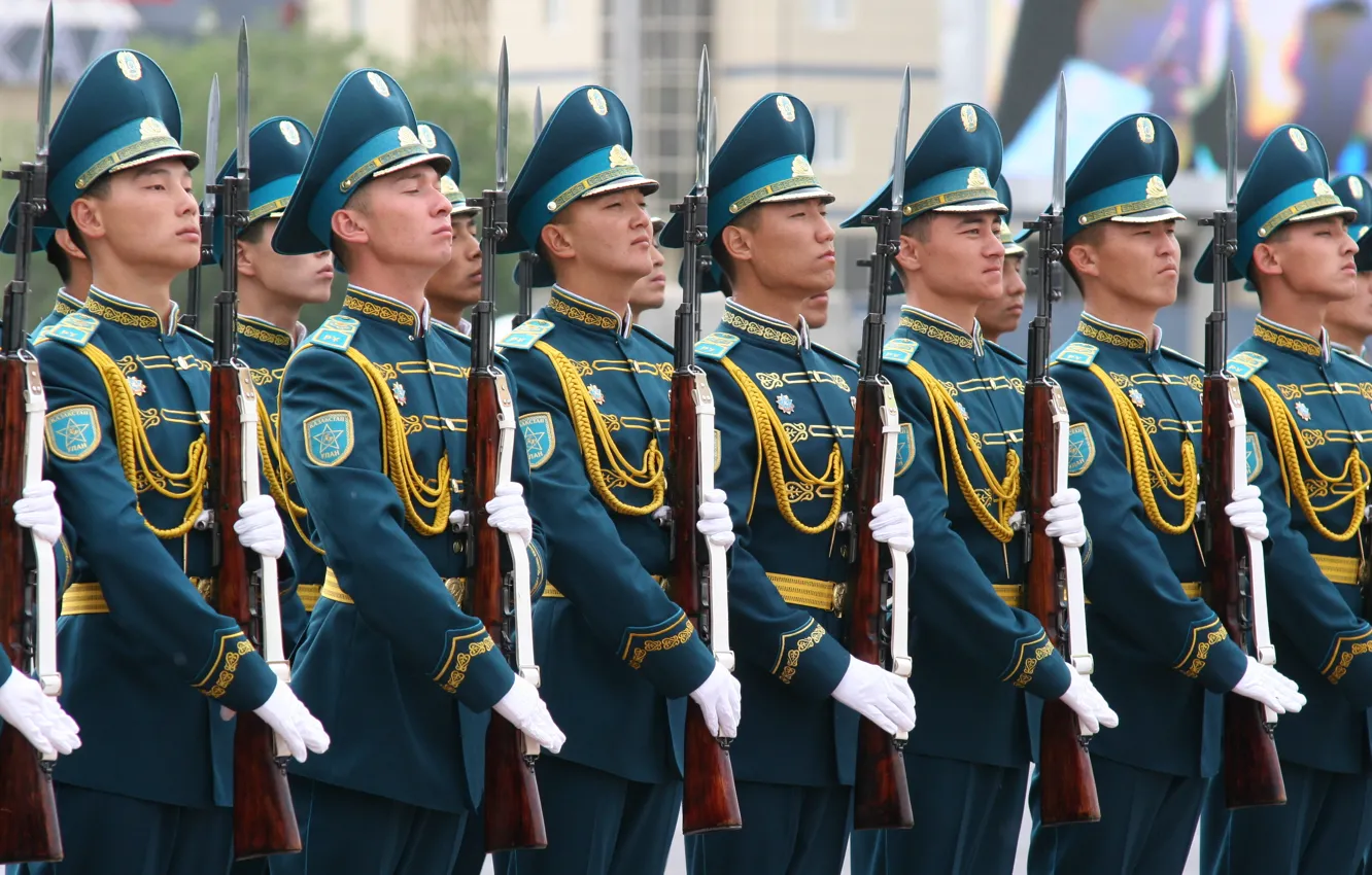 Фото обои армия, army, гвардия, казахстан, kazakhstan
