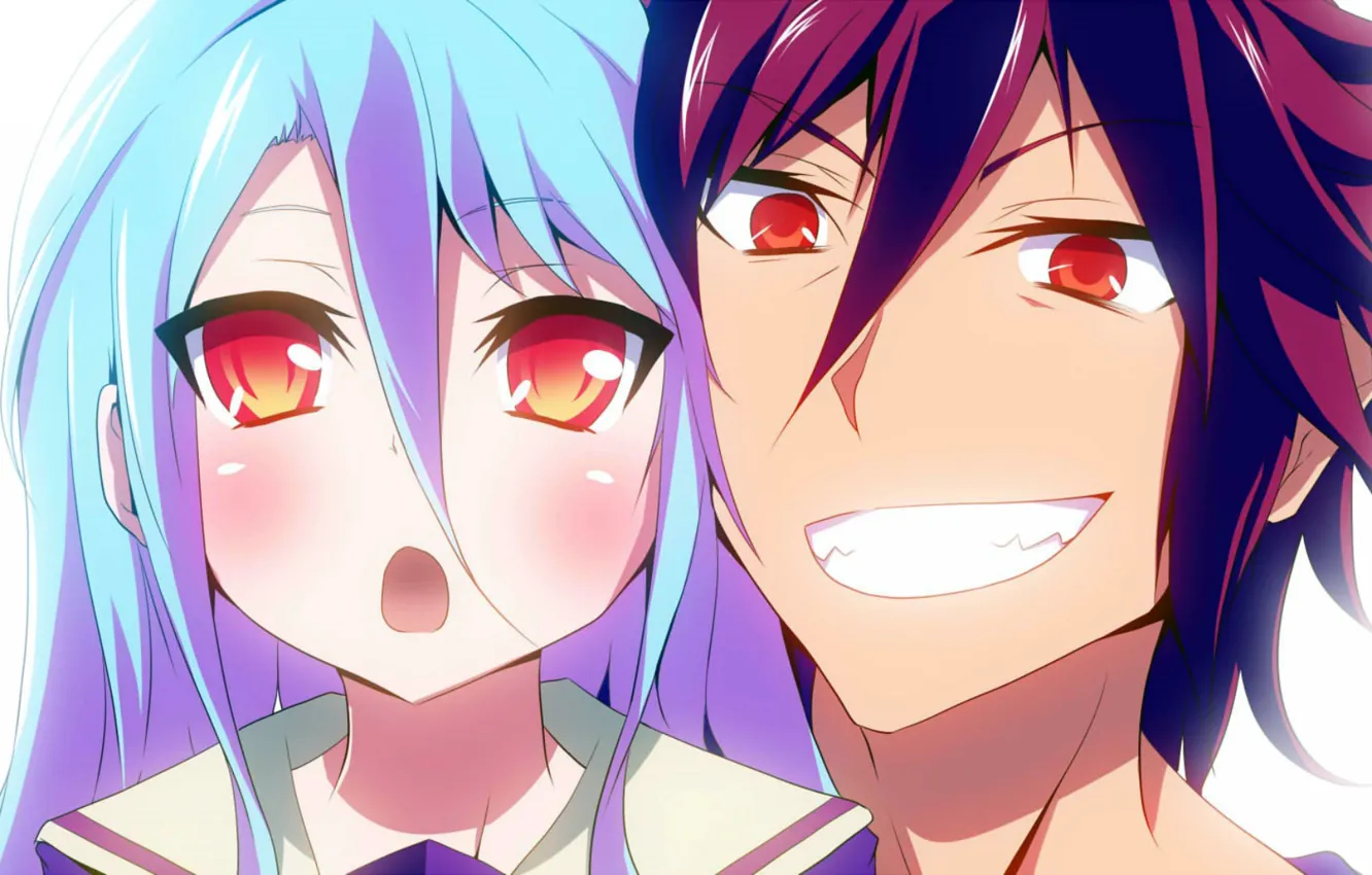 Фото обои Sora, Shiro, No game no life