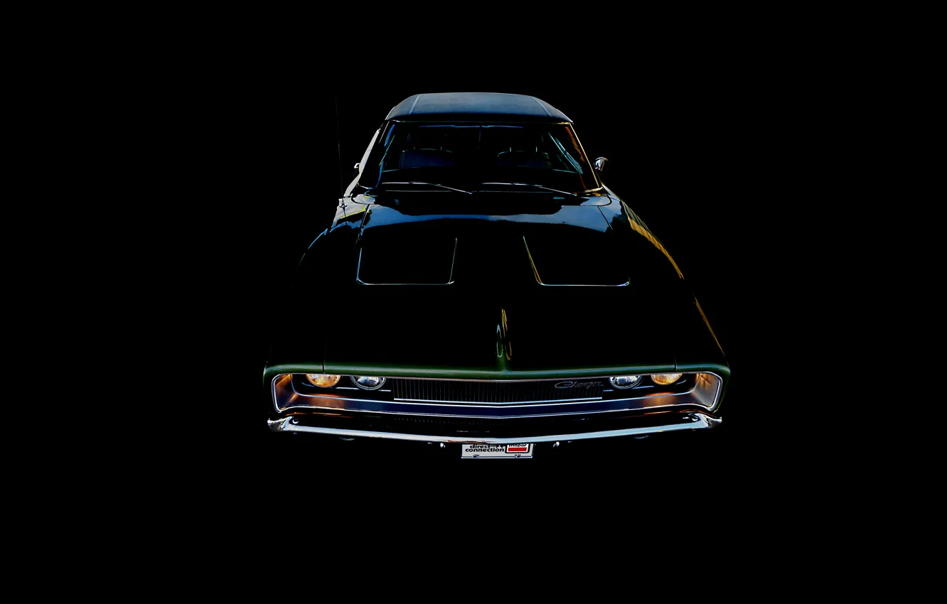 Фото обои Dodge, передок, 1968
