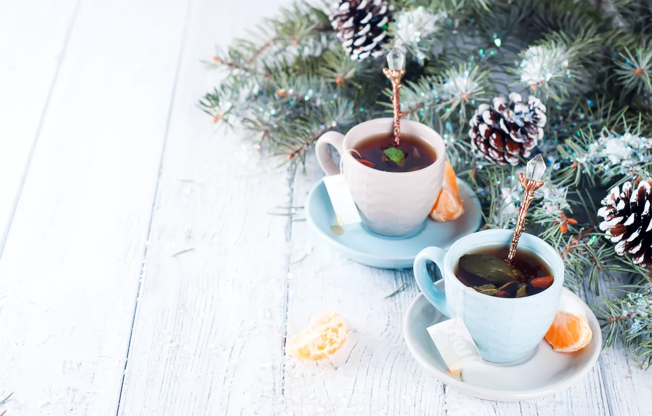 Фото обои украшения, Новый Год, Рождество, Christmas, wood, winter, snow, cup